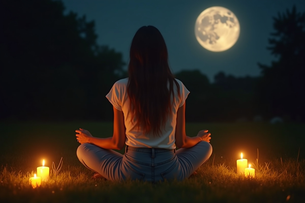 Rituel à la pleine lune : réalisation étape par étape