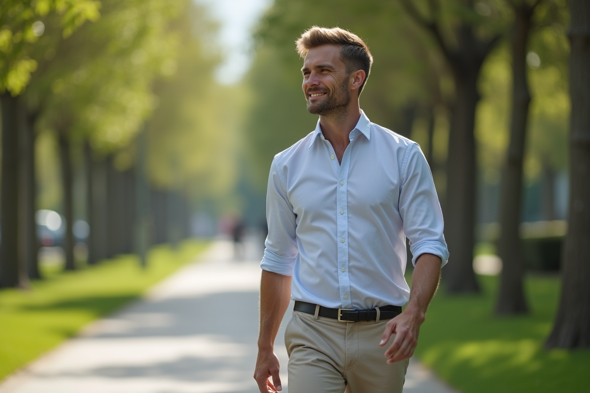 Vêtements adaptés pour hommes qui transpirent beaucoup